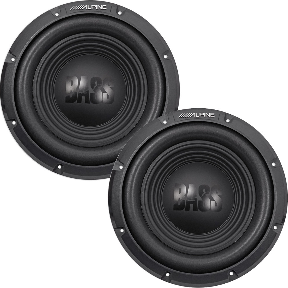 Alpine W12S4 12-inch Single 4 Ohm Subwoofer Bundle - Creative Audio